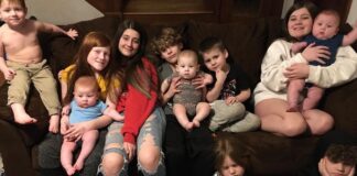 32 yaşında, 12 çocuğu var; 15 yaşından beri sadece iki yıl hamile kalmadı!