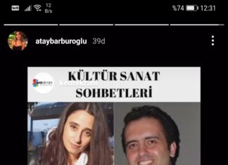 Bugün;Kent Ekranı Instagram Kültür Sohbetleri