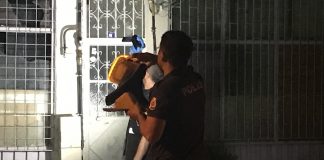 Tartıştığı kocası tarafından pencereden atıldığı iddia edildi