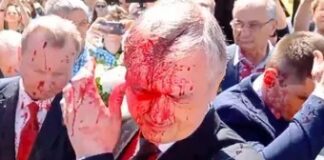 Rusya’nın Polonya Büyükelçisi’ne boyalı saldırı Polonya’nın başkenti Varşova