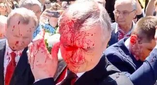 Rusya’nın Polonya Büyükelçisi’ne boyalı saldırı Polonya’nın başkenti Varşova