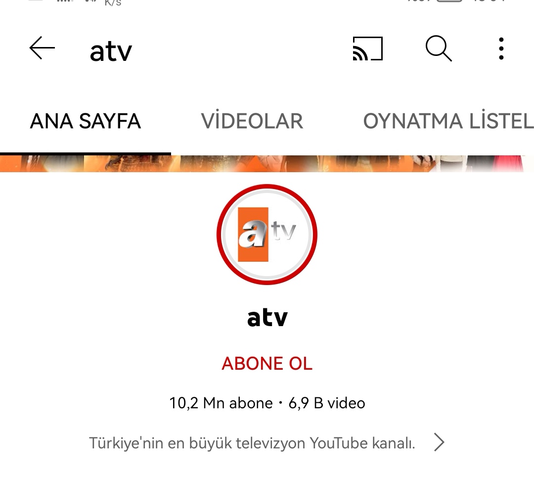 ATV’nin Youtube Kanalı kapatıldı