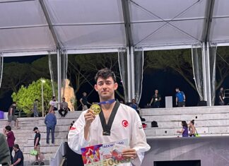 Taekwondo Grand Prix’da ikinci altın: Emre Kutalmış Ateşli altın madalya kazandı