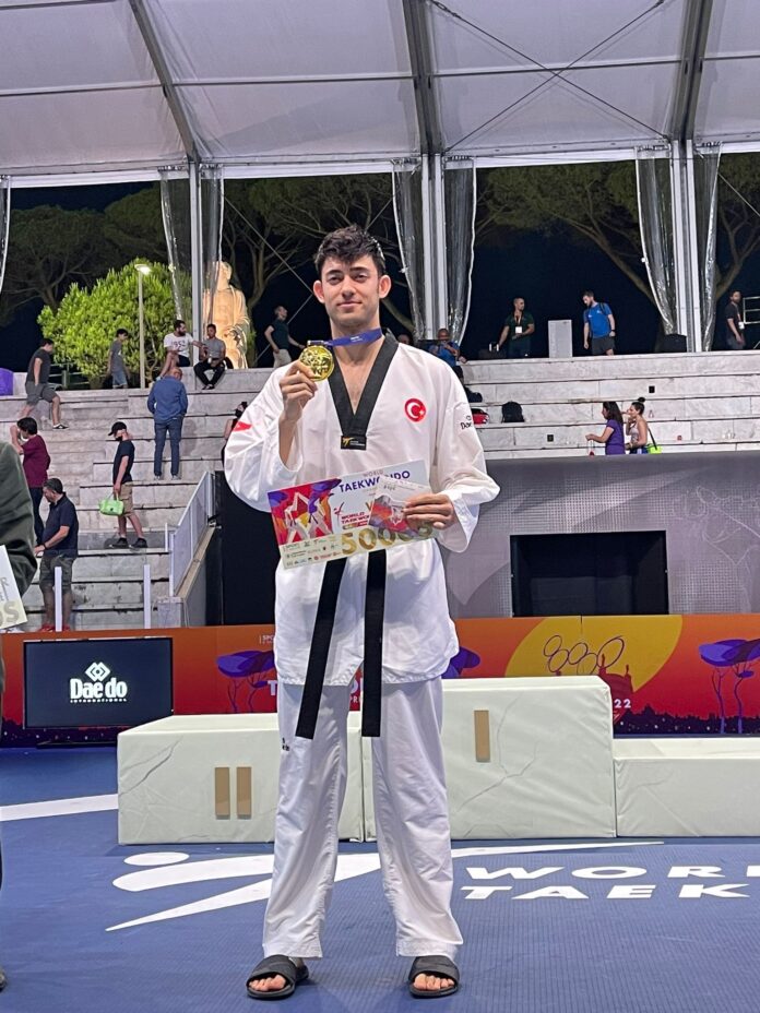 EMRE KUTALMIŞ ATEŞLİ ALTIN MADALYA KAZANDI