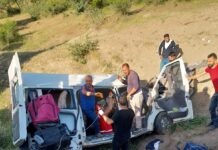 Siirt’te feci kaza: İşçileri taşıyan minibüs uçuruma yuvarlandı: 4 ölü, 6 yaralı