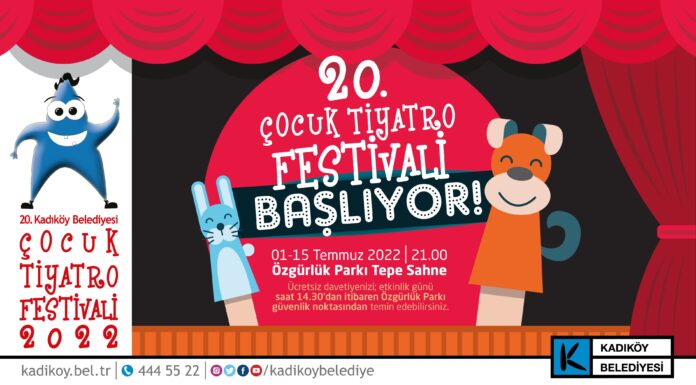20.Kadıköy Çocuk Tiyatro Festivali 1 Temmuz’da başlıyor