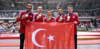 Artistik Cimnastik Erkek Milli Takımımız’dan altın madalya!