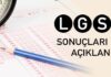 LGS yerleştirme sonuçları açıklandı