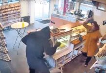 Satırlı soyguncuyu toz beziyle evir çevire dövdü!