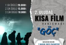 2. Uludağ Kısa Film Yarışması’na başvurular başladı