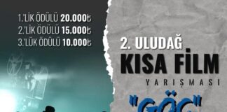 2. Uludağ Kısa Film Yarışması’na başvurular başladı