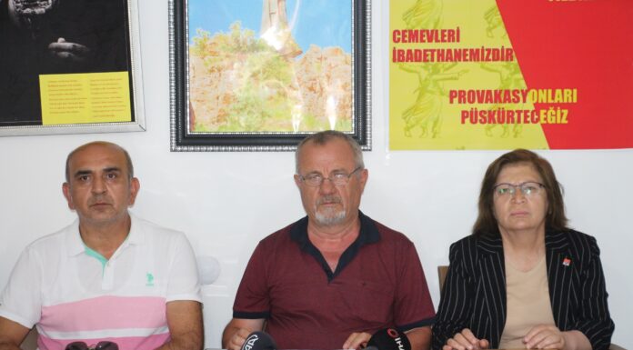 “Cemevlerine saldırmak aslında Anadolu halklarının hoşgörüsüne ve bin yıllık komşuluğa saldırmaktır.”