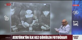 Mustafa Kemal’in bugüne dek hiç yayınlanmamış fotoğrafı, tv100 canlı yayınında ilk kez gösterildi.