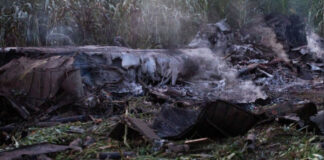 Yunanistan’da düşen kargo uçağındaki 8 kişi öldü