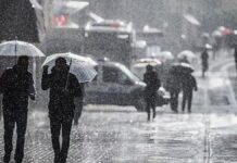 Ankara Valiliğinden gök gürültülü sağanak yağış uyarısı