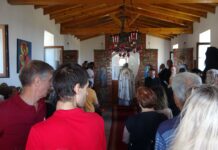 Gökçeada Aziz Trifonos Kilisesi’nde ayin düzenlendi