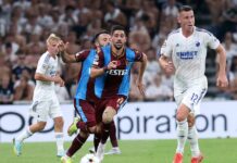 Kopenhag’a kaybeden Trabzonspor tur şansını rövanşa bıraktı
