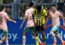 İnanılmaz maç sonu; Dakika 89 Dortmund: 2 Bremen: 0, Dakika 90+5 Dortmunt: 2 Bremen: 3