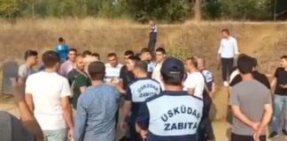 Üsküdar Belediyesi zabıtaları ‘ot biçeceğiz’ diyerek çevik kuvvet eşliğinde Validebağ Korusu’na girdi.