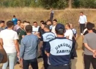 Üsküdar Belediyesi zabıtaları ‘ot biçeceğiz’ diyerek çevik kuvvet eşliğinde Validebağ Korusu’na girdi.
