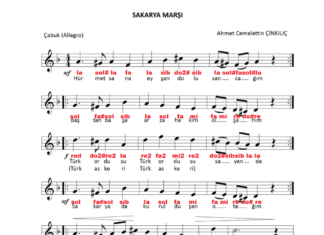 SAKARYA MARŞI…