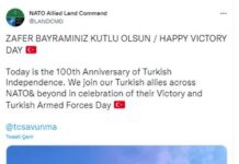 NATO, Twitter’dan Yunanistan’ın şikayeti üzerine 30 Ağustos kutlama mesajını sildi!