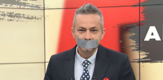 İrfan Değirmenci, yayında ağzını koli bandıyla kapattı!