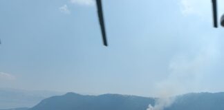 Isparta Senirkent’te orman yangını