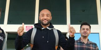 Beşiktaş’ın yeni transferi Nathan Redmond,İstanbul’da