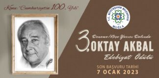 Oktay Akbal Edebiyat Ödülü başvuruları başladı