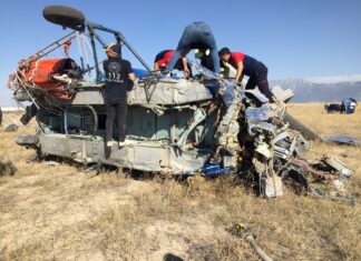 Marmaris’teki yangına destek için giden helikopter düştü: 2 ölü, 5 yaralı