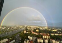 İstanbul’a gökkuşağı uğradı!