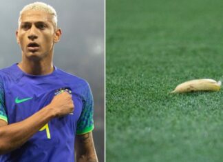 Fransa’da ırkçı saldırı: Brezilyalı Richarlison’a maçta muz atıldı!