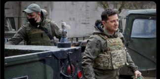 Zelenski, cepheden dönerken trafik kazası geçirdi.