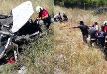 Denizli’de korkunç kaza; 2 ölü 1 ağır yaralı!