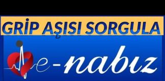 65 yaş üstü kişiler ve kronik hastalar için grip aşıları e-Nabız sisteminde tanımlandı.