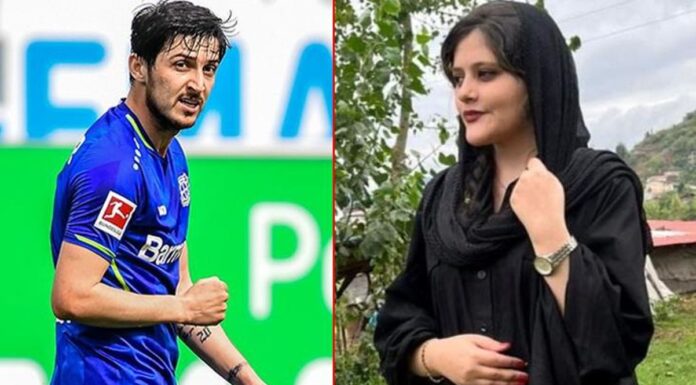 İRANLI FUTBOLCULARDAN İRANLI KADINLARA DESTEK; “BİR SAÇ TELİ İÇİN FEDA EDERİM”