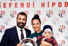 Oyuncu Emre Karayel’in atı Yiğit Kardeş, 10. Osmanlı Padişahı Kanuni Sultan Süleyman Koşusu’nda birinci oldu.