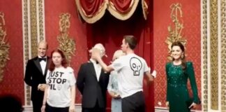 AKTİVİTLER DURMUYOR: VAN GOGH VE CLAUDE MONET’İN TABLOLARINA SALDIRIDAN SONRA KRAL’A PASTA!