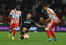 Trabzonspor Kızılyıldız’a kaybetti, tur son haftaya kaldı