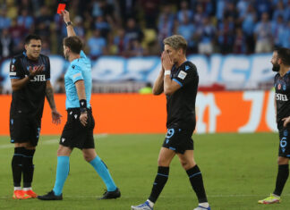 Trabzonspor, Fransa’da kaybı büyük. 3 puan, 1 kırmızı kart