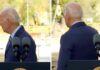 Bir yenisi daha eklendi; Biden, bu defa arkasını dönüp boşlukla sohbet etti!