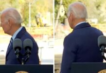 Bir yenisi daha eklendi; Biden, bu defa arkasını dönüp boşlukla sohbet etti!