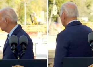 Bir yenisi daha eklendi; Biden, bu defa arkasını dönüp boşlukla sohbet etti!