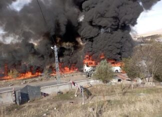 Ağrı’da tanker ile yolcu otobüsü çarpıştı, ölü ve yaralılar olduğu bilgisi geliyor.