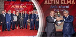 Turizmin Oscar ödülü sayılan 2022 Altın Elma ödülü İzmir Büyükşehir Belediyesi’ne verildi.
