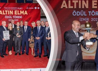 Turizmin Oscar ödülü sayılan 2022 Altın Elma ödülü İzmir Büyükşehir Belediyesi’ne verildi.
