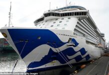 800 yolcusu Covid-19’a yakalanan turistik gemi 12 günlük izolasyından sonra Sidney’e demir attı.