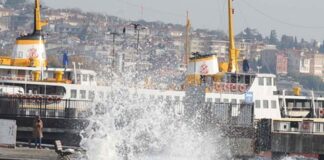 İstanbul’da Şehir Hatları’na bağlı bazı seferler hava muhalefeti nedeniyle yapılamıyor.