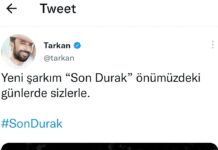Tarkan yeni bir şarkının haberini verdi: ‘Son Durak’